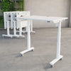 Conset DM96 adjustable desk with 40 kg lifting capacity in office setting
