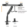 ORLO Gas Spring Aluminum Dual Monitor Arm